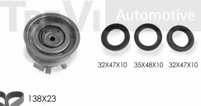 TREVI AUTOMOTIVE kd1158s -  Комплект ремня ГРМ